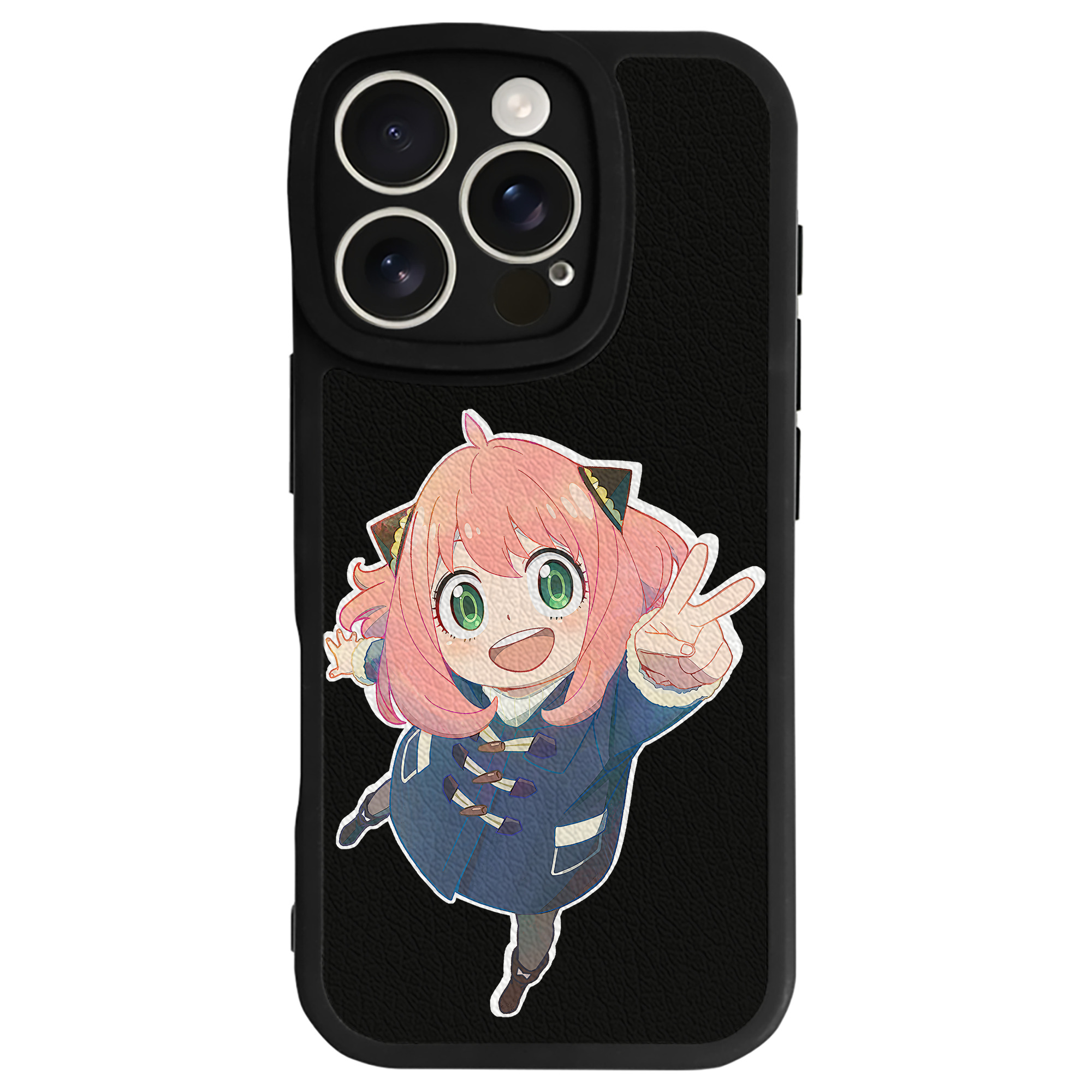 （画像用） SPY×FAMILY间谍家家酒 【iPhone 16シリーズ対応】シリコンスマホケース（レザー調） 材質：シリコン